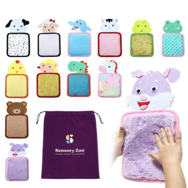 Tapetes Sensoriales Zoologico con 10 pzas <br> SKU:0090