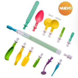 Kit de Herramientas Oromotoras Esenciales Sensi RECARGABLE de Talktools con 12 puntas. OPT <br> TTR-5541